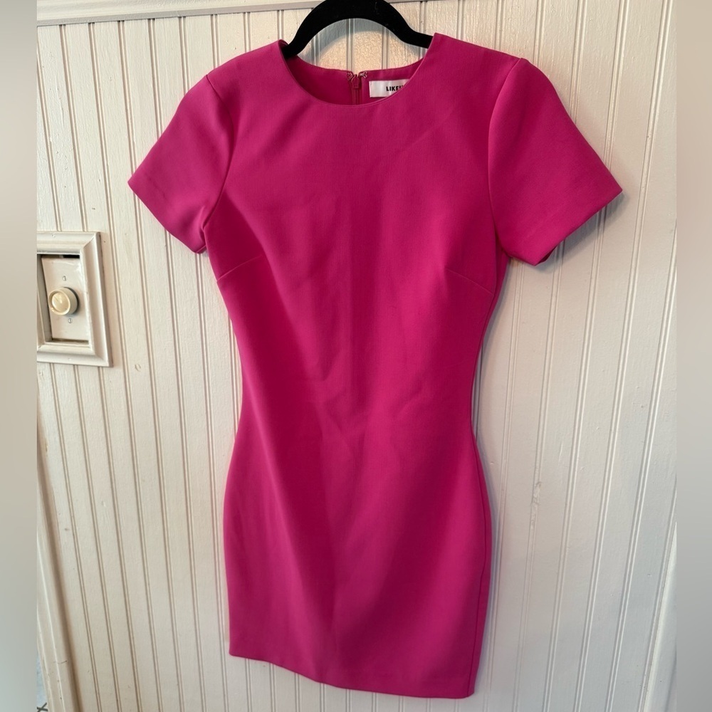 Likely Manhattan Dress in Pink Flambé